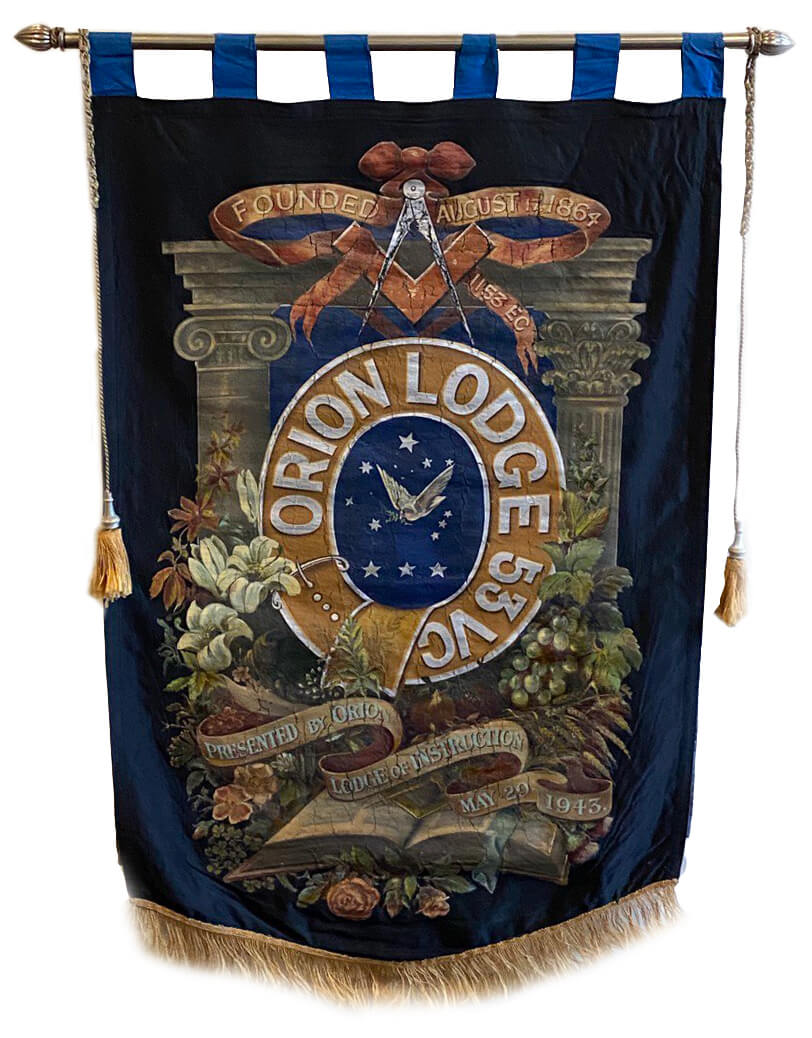 Orion Lodge No. 53 Banner Orion Lodge No. 53 Banner